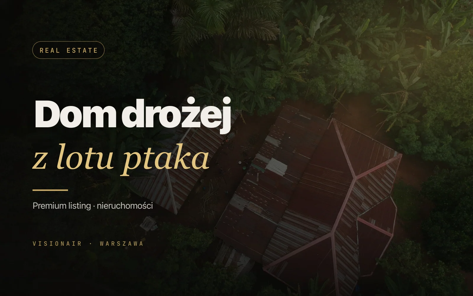 Sprzedają Państwo dom? Dlaczego zwykłe zdjęcia zabijają cenę