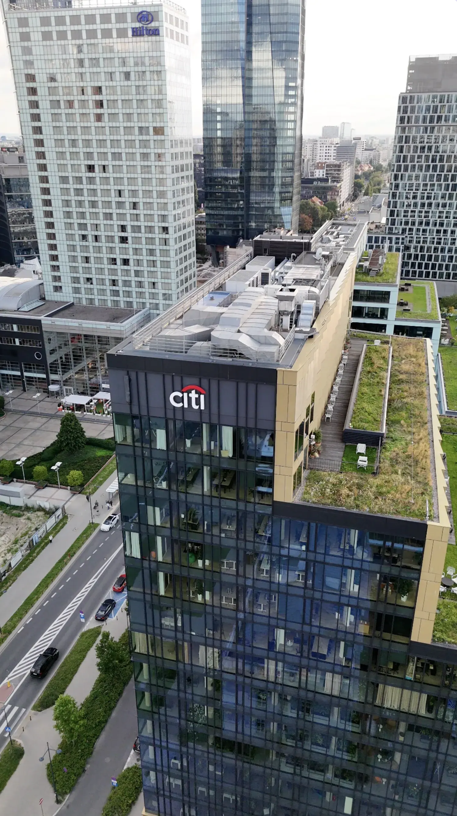 Citi Tower in the Wola business district of Warsaw